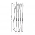 Set estecas Stassen metálicas 5 unidades