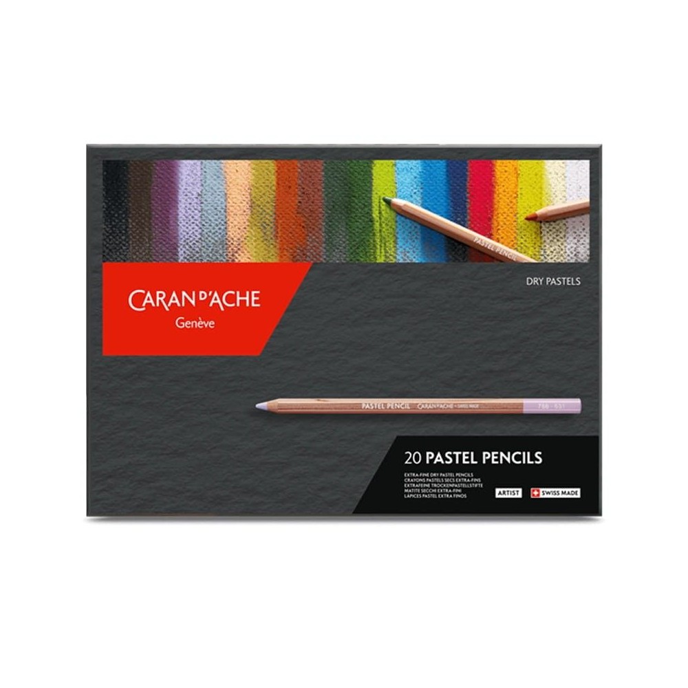 Lápices Pastel Caran D Ache 20 unidades