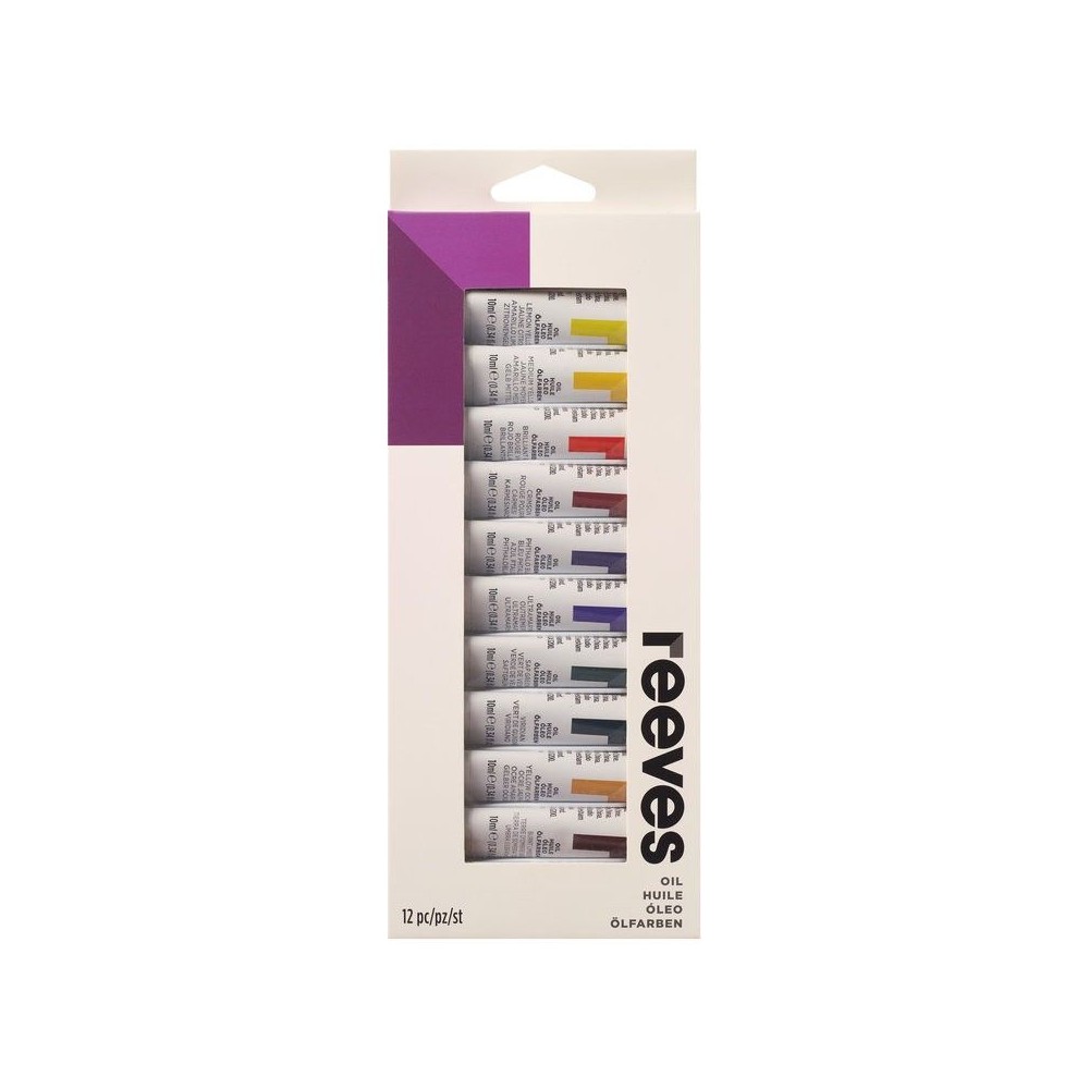 Set Oleos Reeves 12 unidades