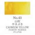 Acuarela Amarillo de Cadmio Gansai Tambi N°43