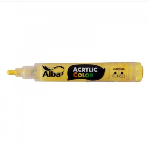 Marcador Acrylic Color Amarillo Pastel