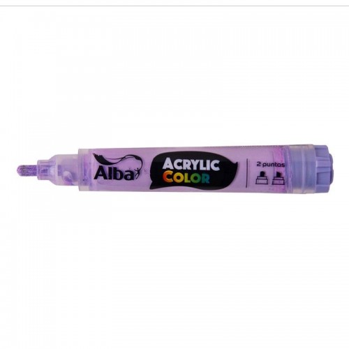 Marcador Acrylic Color Lila Pastel