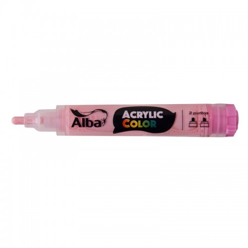 Marcador Acrylic Color Rosa Pastel M
