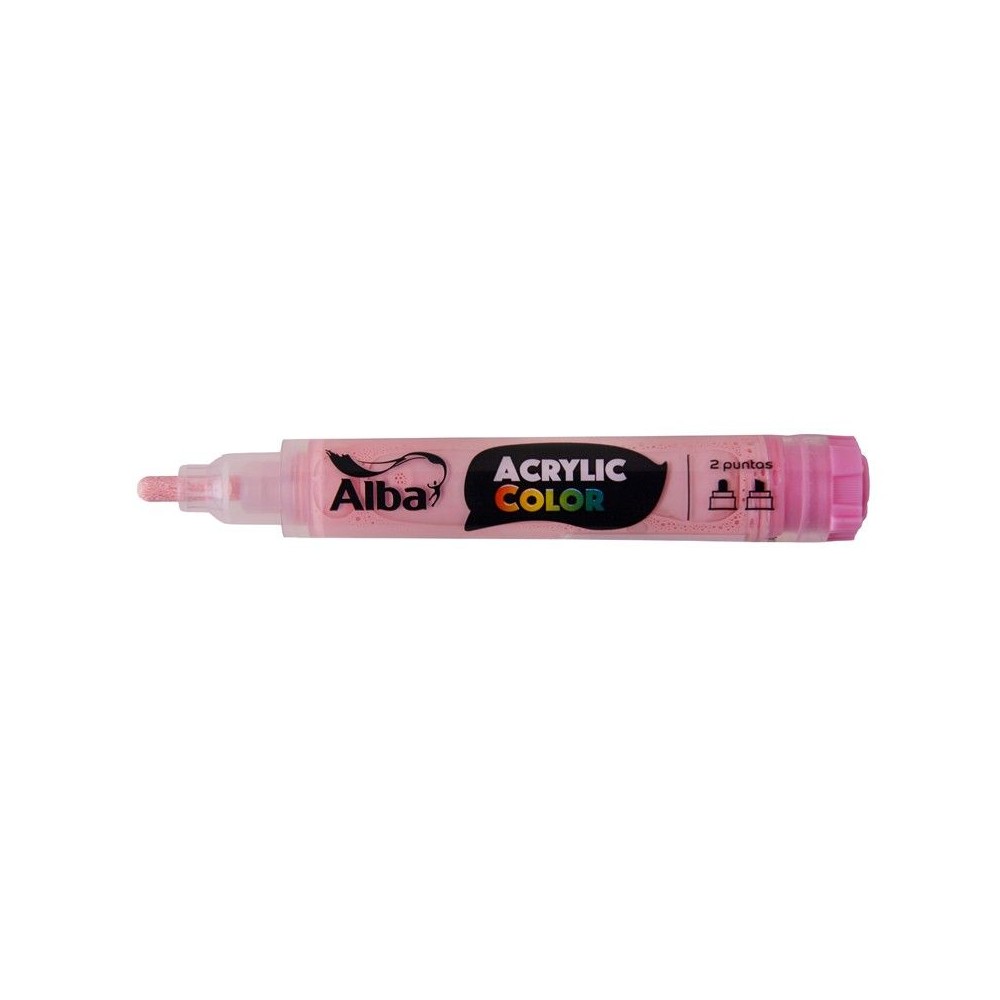 Marcador Acrylic Color Rosa Pastel M