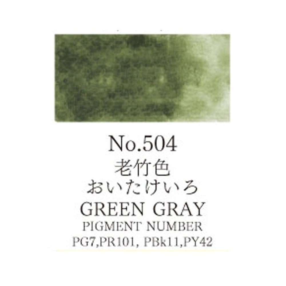 Acuarela Gris verde Gansai Tambi N°504