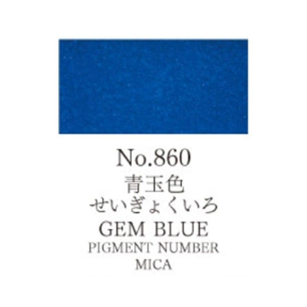 Acuarela Azul gema Gansai Tambi N°860