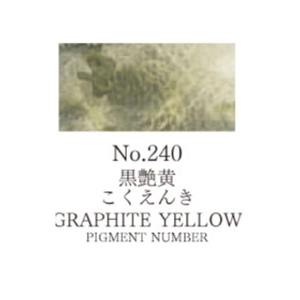 Acuarela Amarillo grafito Gansai Tambi N°240