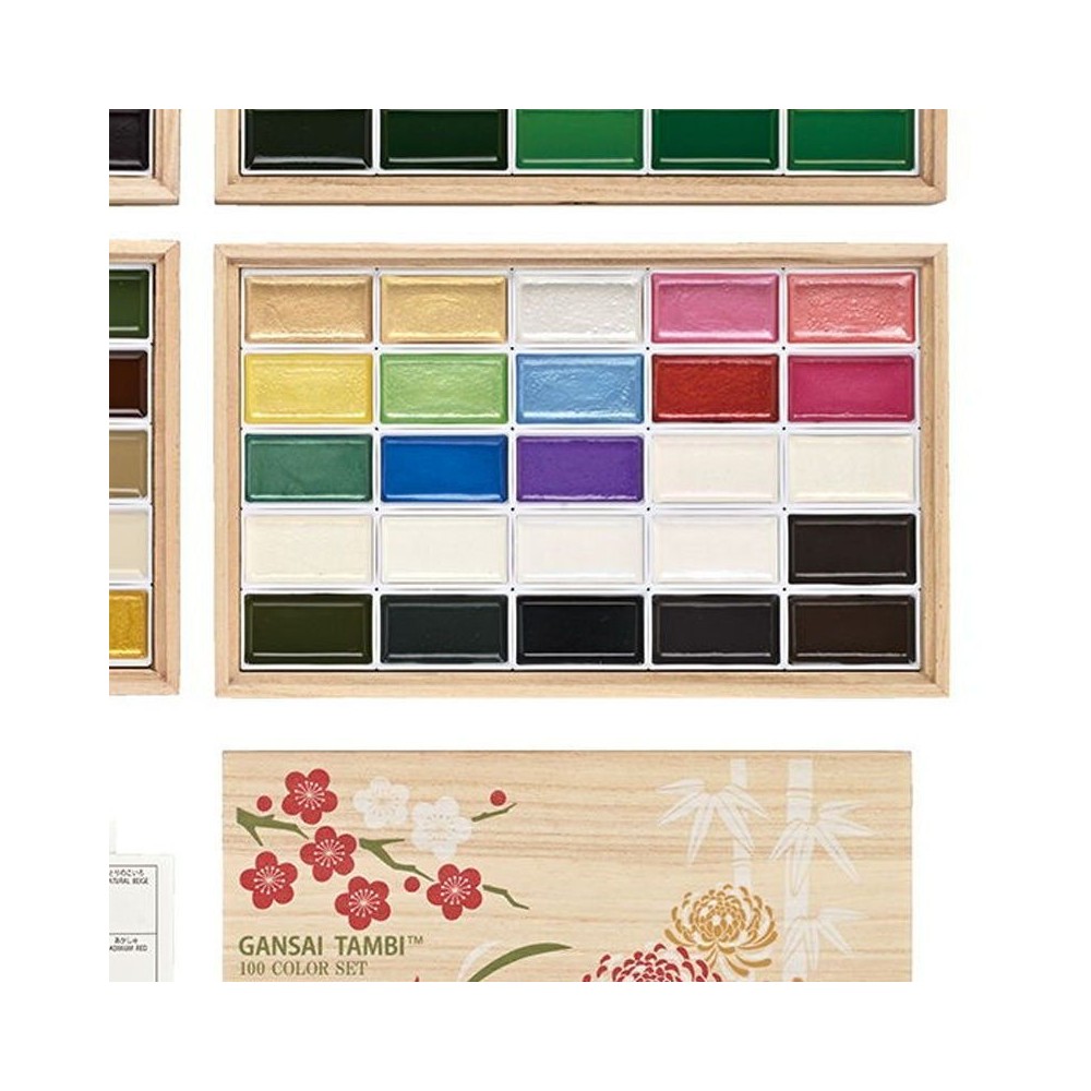 Acuarelas Gansai Tambi 6 unidades Colores Especiales