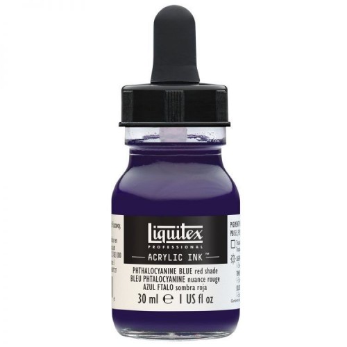 314 Tinta acrílica Liquitex Azul Ftalo Sombra Roja 30ml