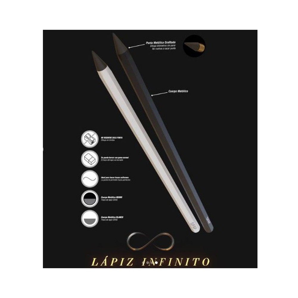 Lápiz infinito Sifap (Cuerpo blanco)