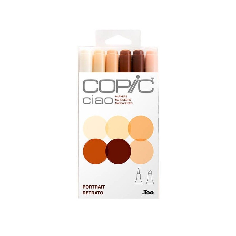 Set rotuladores Copic Ciao Skin 6 unidades