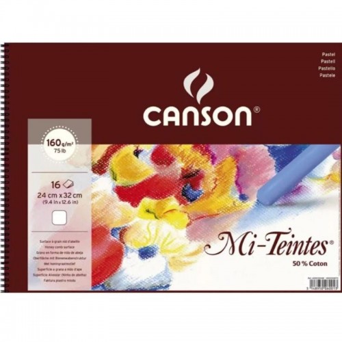 Block Canson Mi-Teintes espiral 16hjs