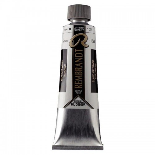 105 Oleo Rembrandt 150ml Blanco De Titanio (Aceite De Alazor) S1