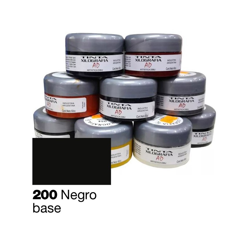 Tinta para grabado AD Negro base 60ml