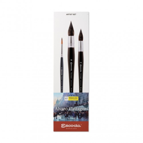 Set pinceles Escoda Álvaro Castagnet 2