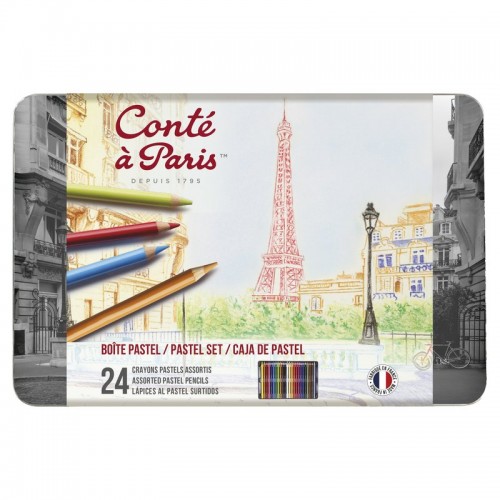 Lápices pastel Conté á París 24 unidades