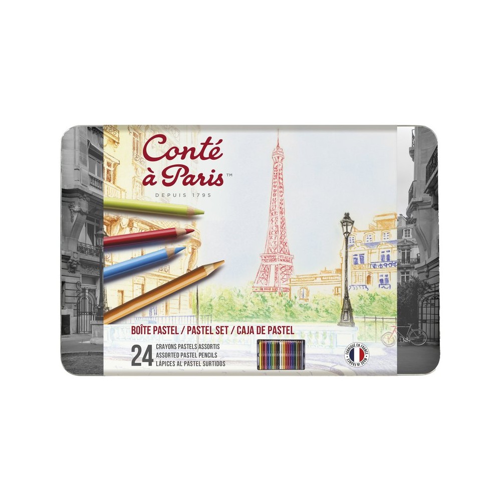 Lápices pastel Conté á París 24 unidades