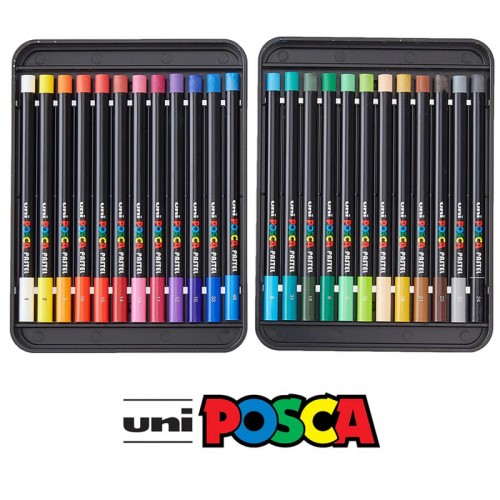 Pastel al óleo Posca 24 unidades