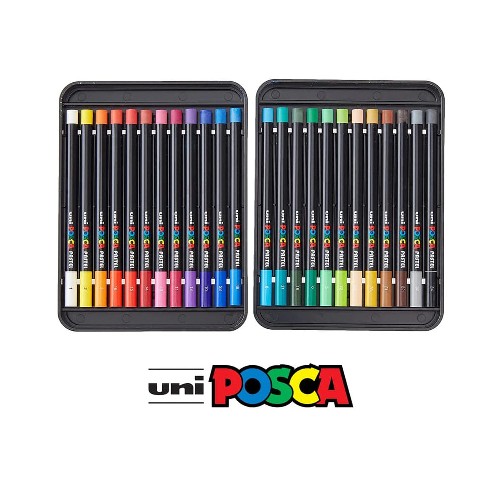 Pastel al óleo Posca 24 unidades