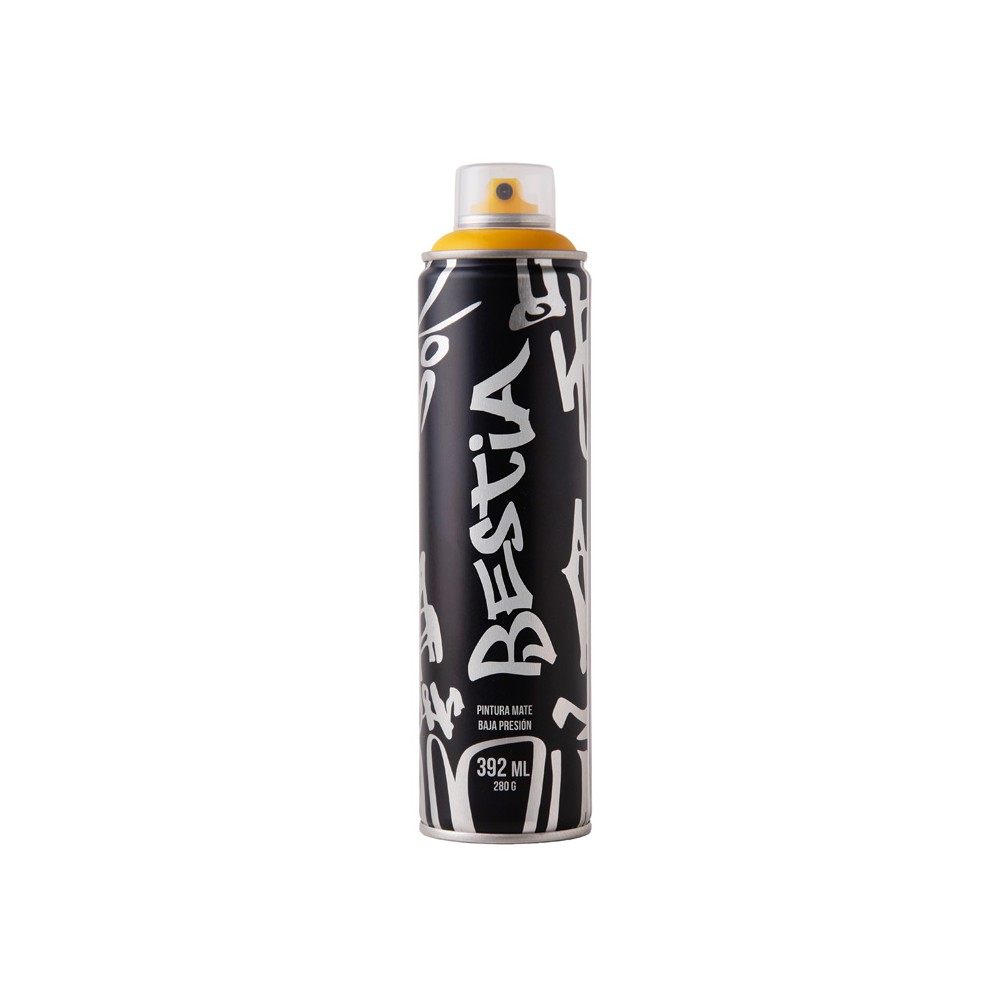 074 Aerosol Bestia Arte Urbano Amarillo León 392ml