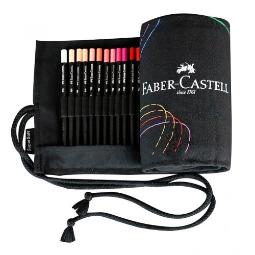 Lápices Supersoft Faber Castell 72U + Funda enrollable