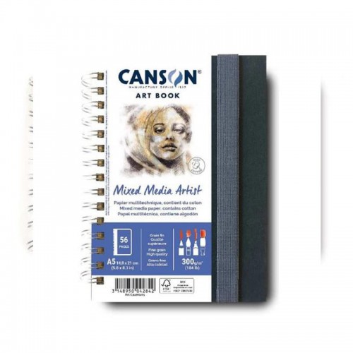 Artbook Canson Mix Media 300grs A5