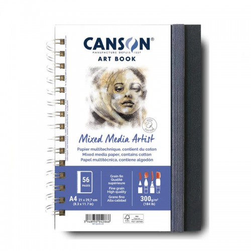 Artbook Canson Mix Media 300grs A4