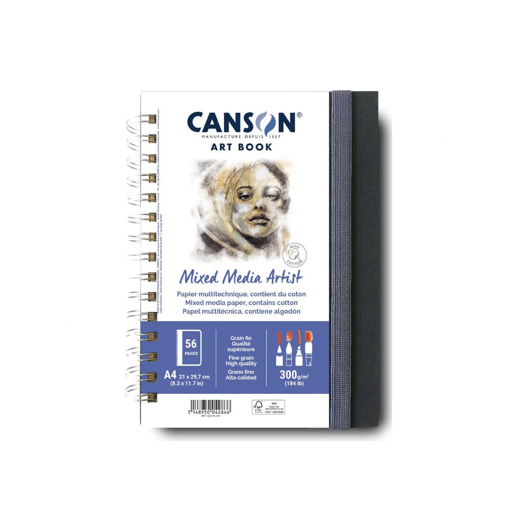 Artbook Canson Mix Media 300grs A4