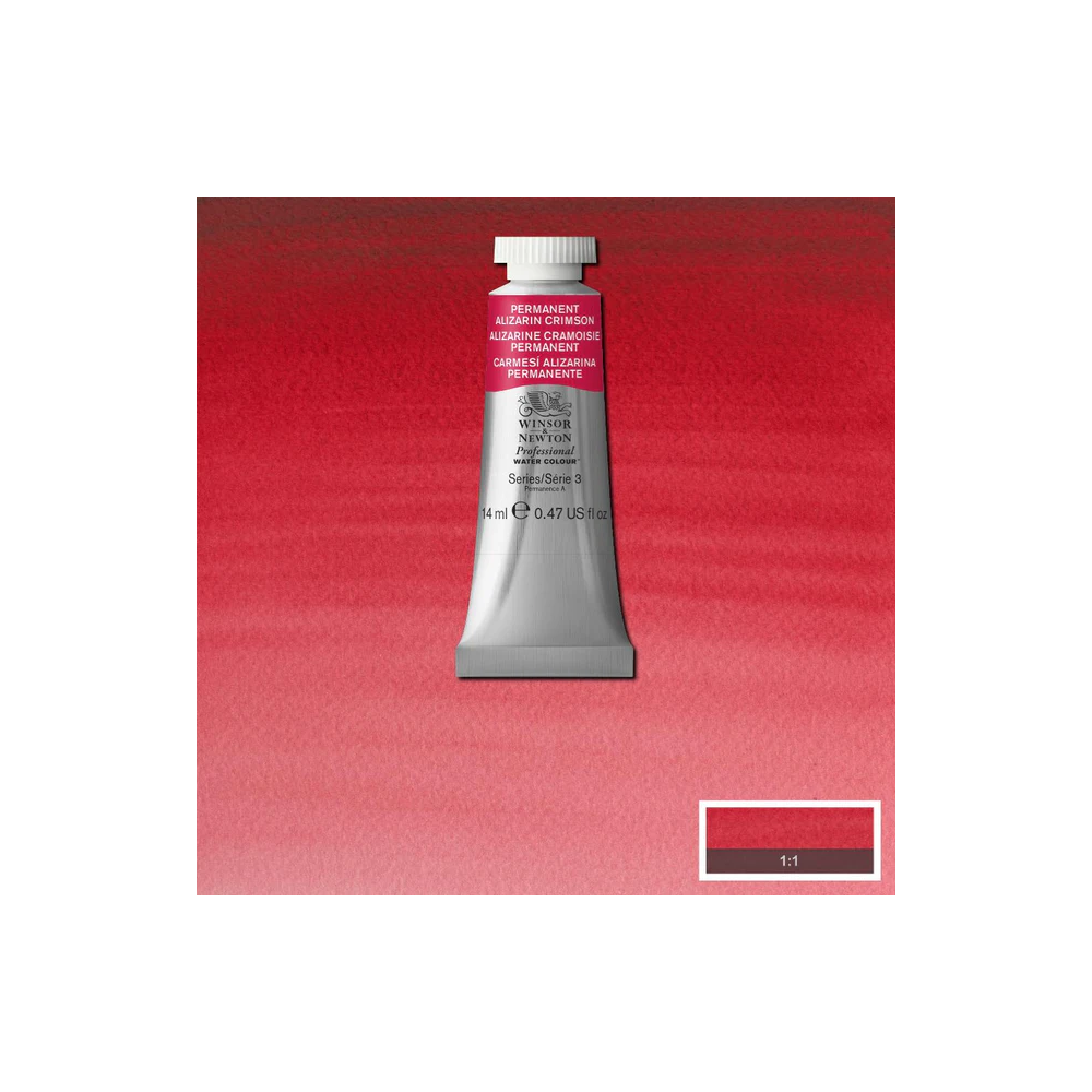 Acuarela W&N 14ml Carmesí de alizarina permanente S3