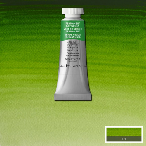 Acuarela W&N 14ml Verde vejiga permanente  S3