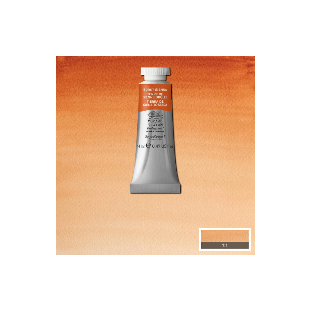 Acuarela W&N 14ml Tierra Siena tostada  S1