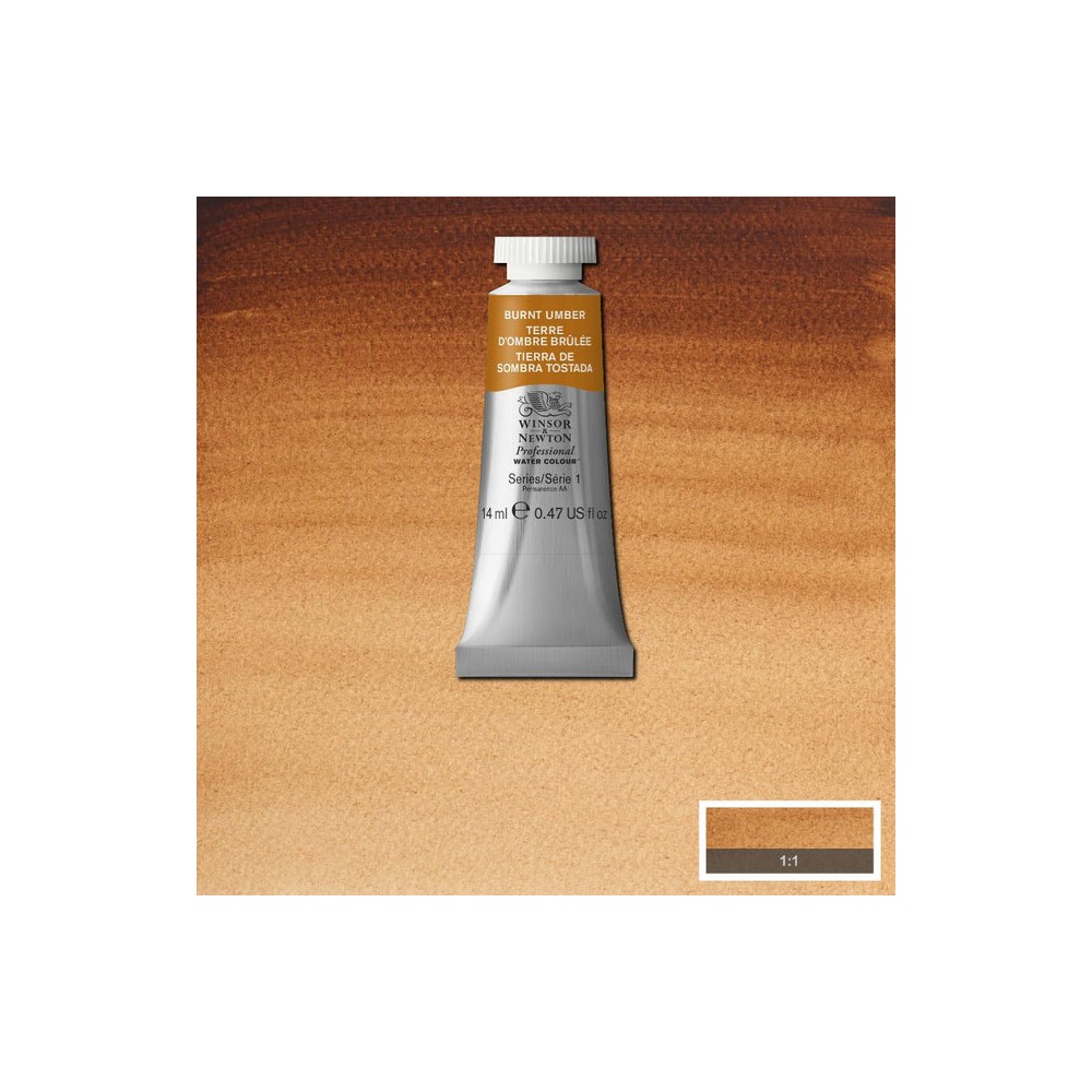 Acuarela W&N 14ml tierra sombra tostada   S1