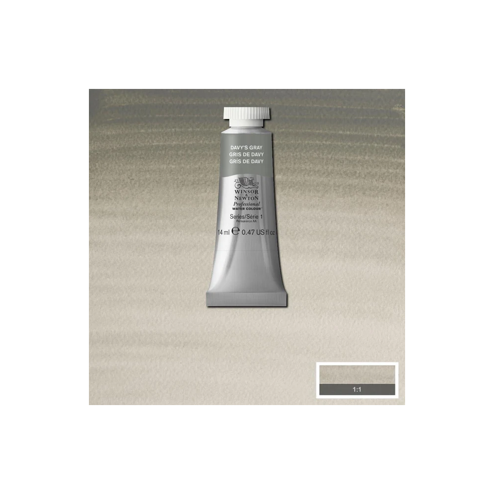 Acuarela W&N 14ml gris de Davy S1