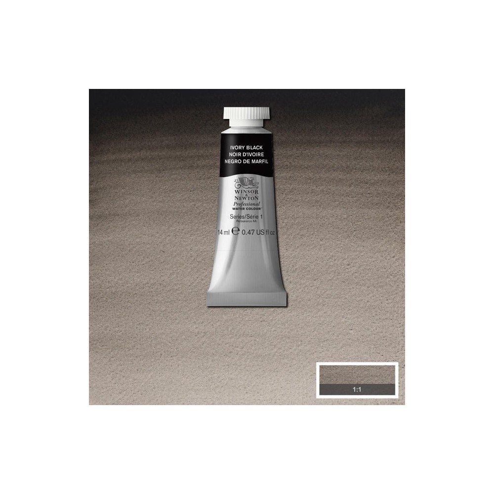 Acuarela W&N 14ml Negro marfil S1