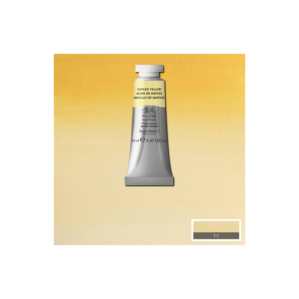 Acuarela W&N 14ml Amarillo Nápoles S1