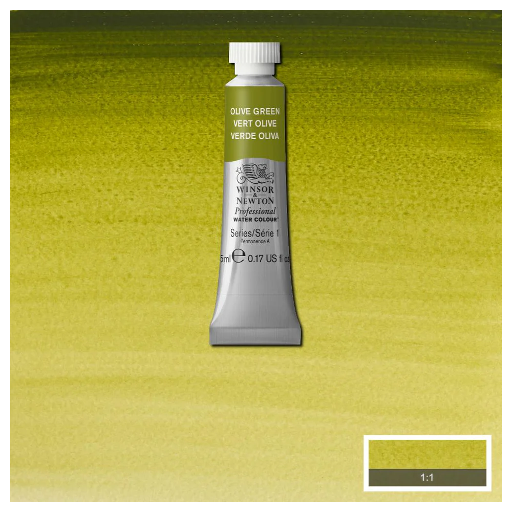 Acuarela W&N 14ml Verde oliva S1
