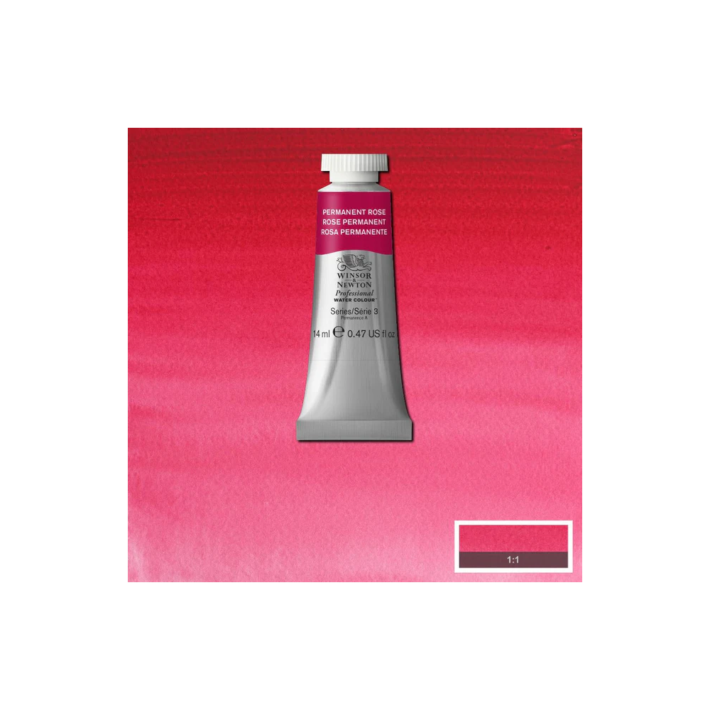Acuarela W&N 14ml Rosa permanente S3