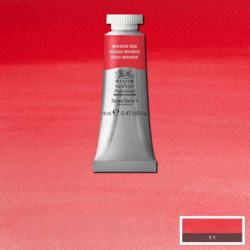 Acuarela W&N 14ml Rojo Winsor S1