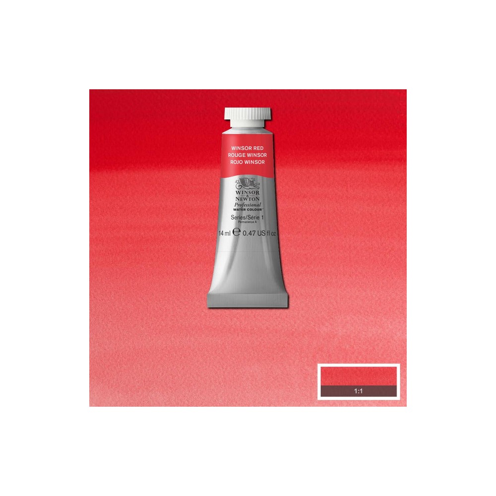 Acuarela W&N 14ml Rojo Winsor S1