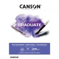 Block Canson Graduate Mix Media A3 200grs