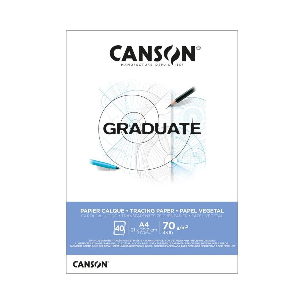Block Canson Graduate Calque A4