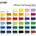Gouache HIMI 36U 12grs