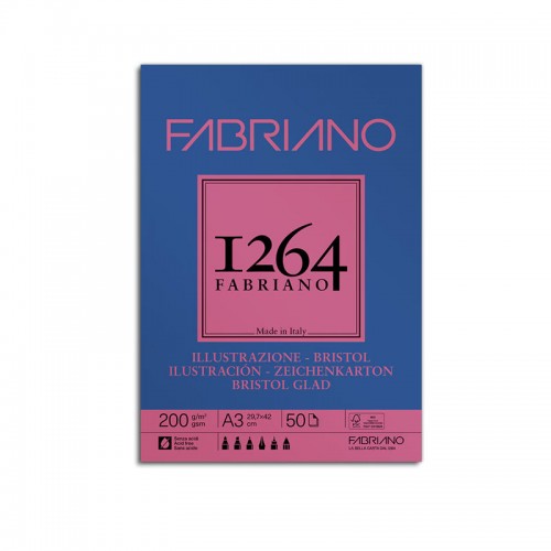 Block Bristl Ilustación 1264 Fabriano A4