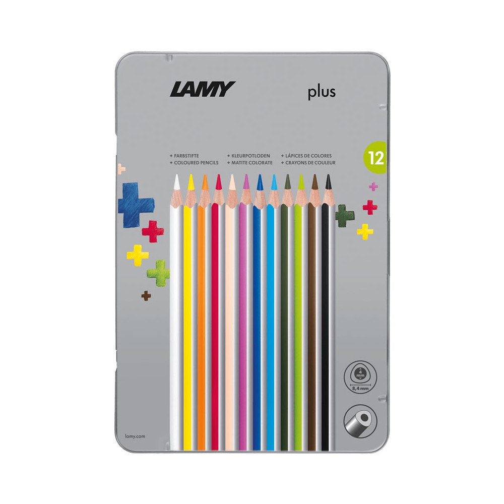 Lápices Lamy Plus 12U Metal Box