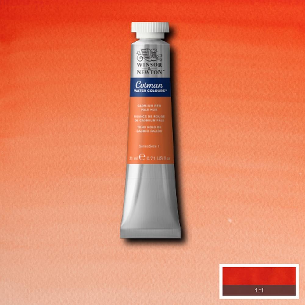 Acuarela Cotman 21ml   rojo pálido de cadmio
