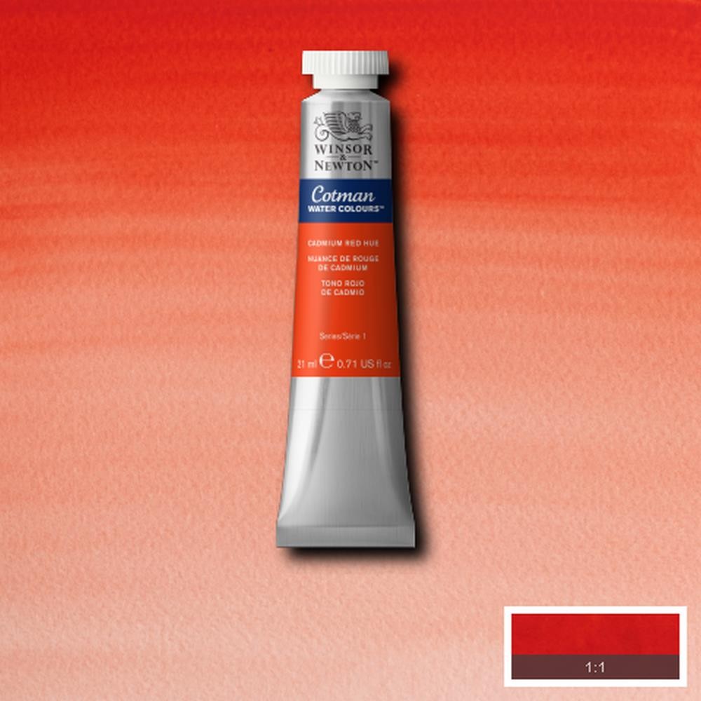 Acuarela Cotman 21ml rojo cadmio S1