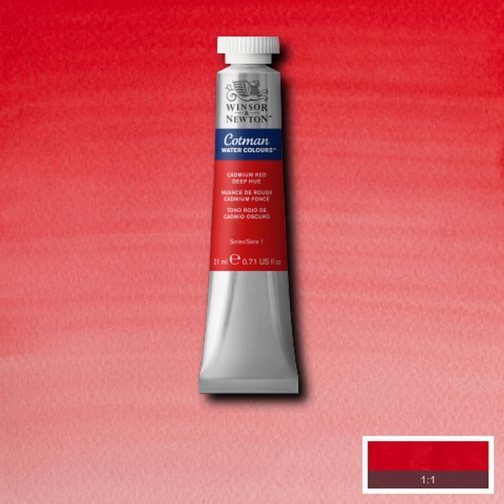 Acuarela Cotman 21ml rojo cadmio intenso S1