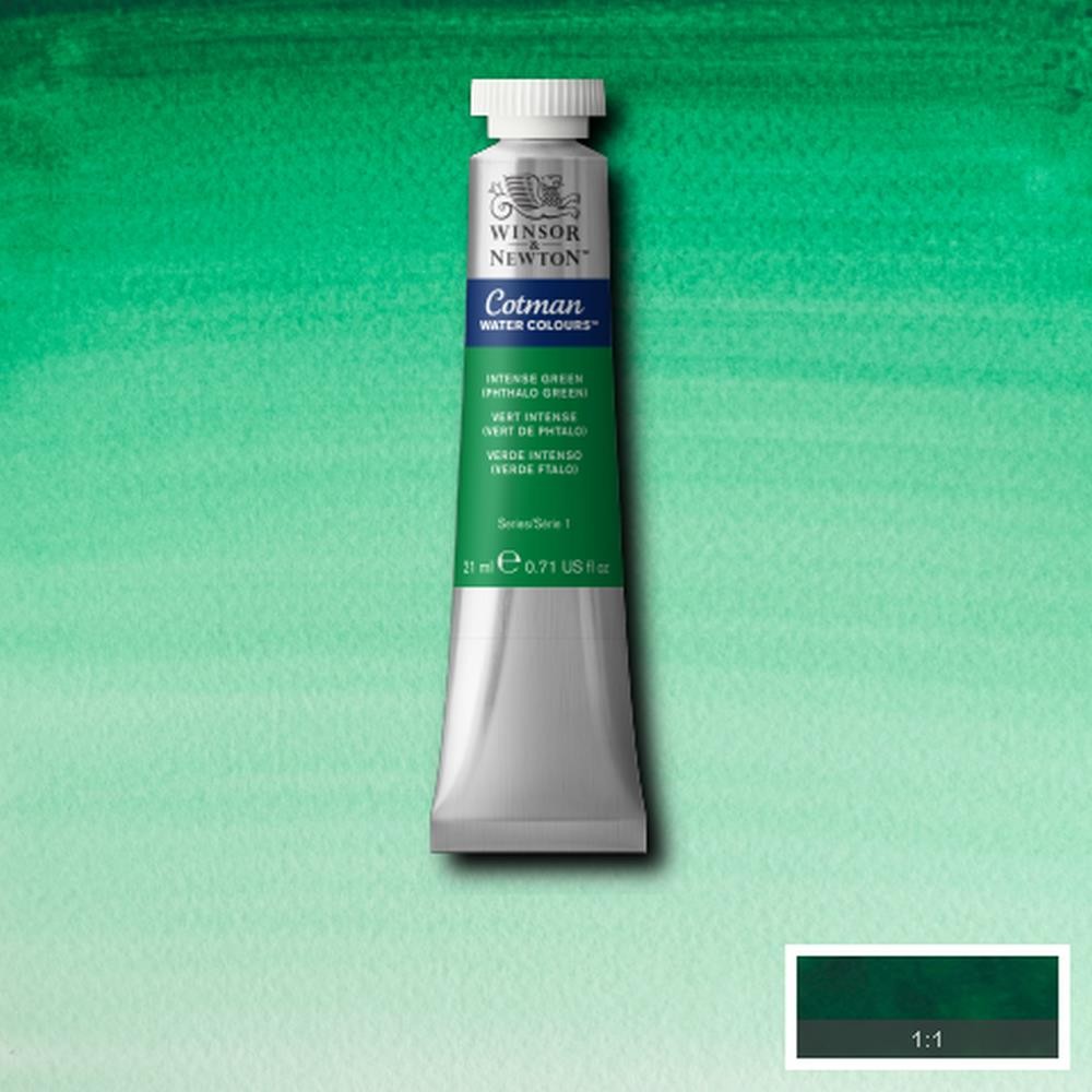 Acuarela Cotman 21ml Verde intenso (verde ftalo) S1