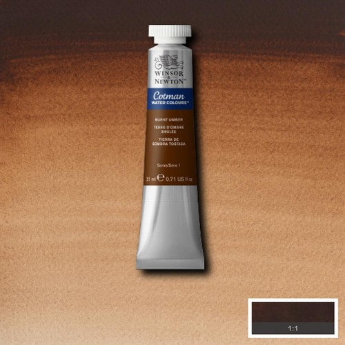 Acuarela Cotman 21ml Tierra de sombra tostada S1