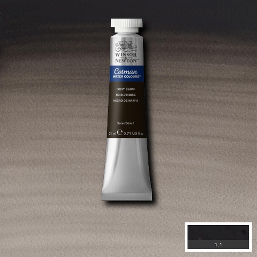 Acuarela Cotman 21ml Negro marfil S1